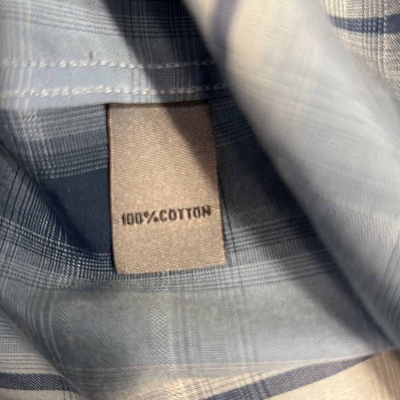 Johnston Murphy Tailored Fit Button Down Shirt Size L - Picture 7 of 8